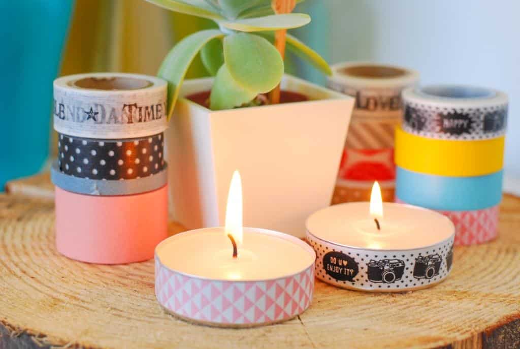 DIY : décorer des bougies chauffe plat